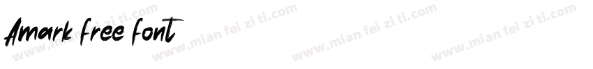 Amark free font字体转换